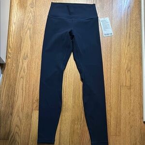 Lululemon Athletica Blue Leggings High-Waisted Stretchy Design